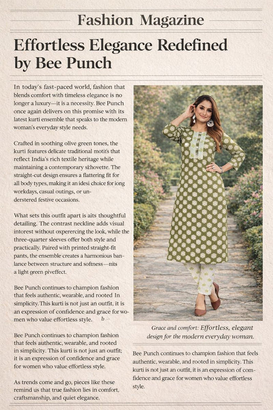 Effortless Elegance Redefined by Bee Punch