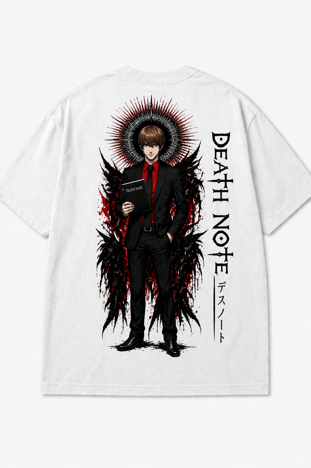 Death Note Shadow Reign Oversized Anime T-Shirt