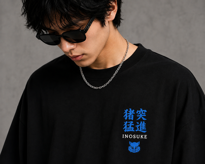 BeePunch Inosuke Hashibira Oversized Anime T-Shirt