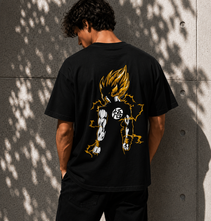 BeePunch Dragon Warrior Oversized T-Shirt | Premium Streetwear Edition