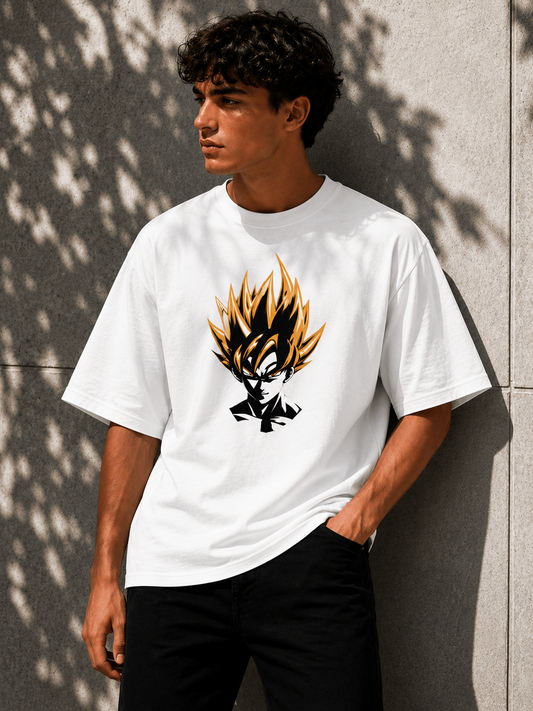 BeePunch Dragon Warrior Oversized T-Shirt | Premium Streetwear Edition