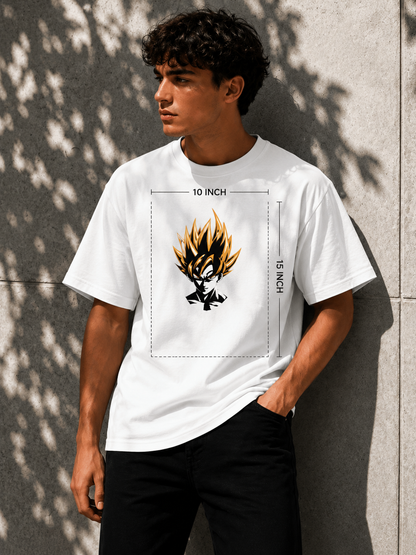 BeePunch Dragon Warrior Oversized T-Shirt | Premium Streetwear Edition