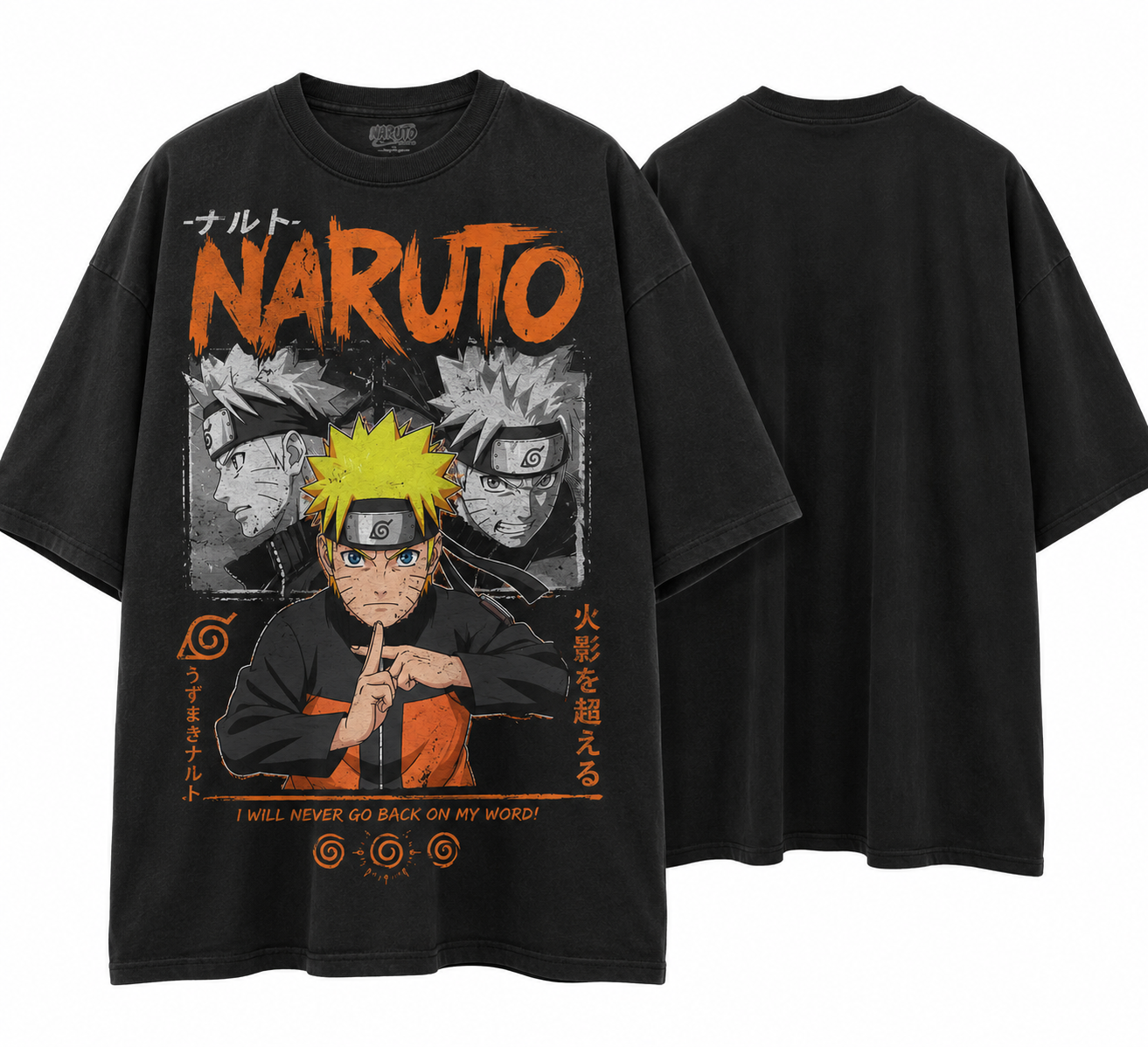 BeePunch Naruto Legacy Oversized T-Shirt