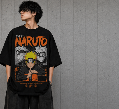 BeePunch Naruto Legacy Oversized T-Shirt
