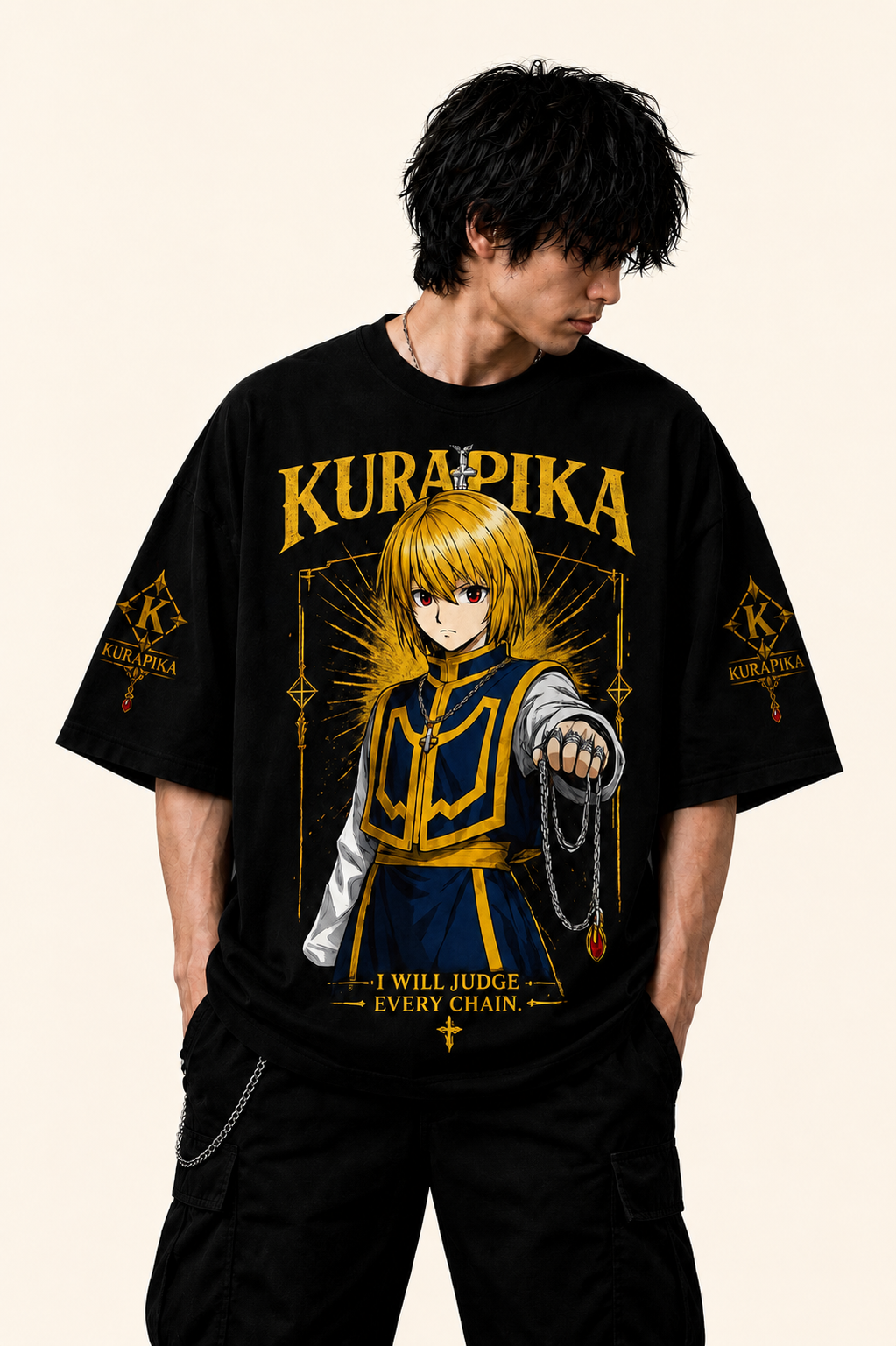 Kurapika Chain of Judgment Oversized Tee