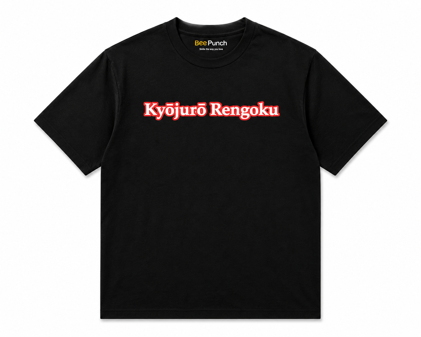 Flame Hashira oversized anime streetwear tee artwork