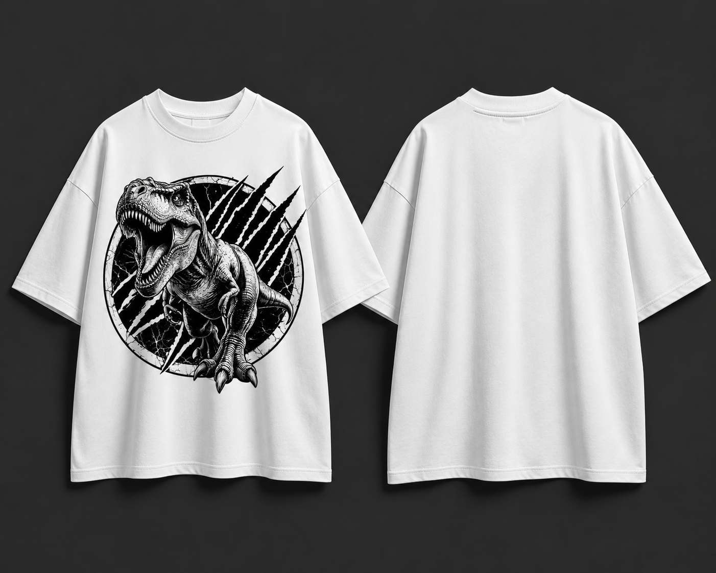 Premium Oversized Anime Graphic Tee - 240 GSM