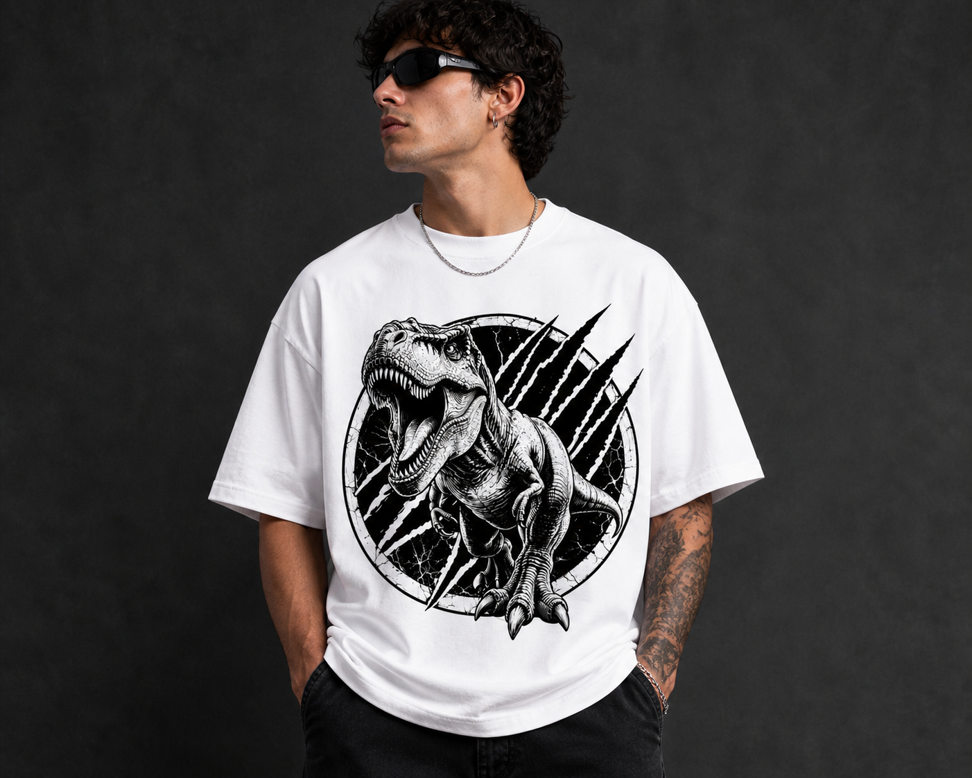 Premium Oversized Anime Graphic Tee - 240 GSM
