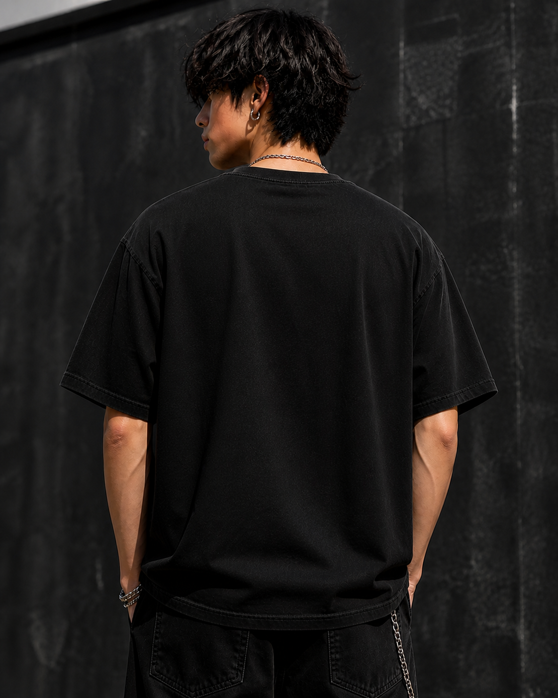 Dark Mage Sword Anime T-Shirt – Blue Aura Graphic Tee