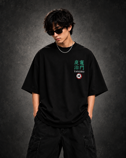 BeePunch Tanjiro Kamado Water Breathing Anime T-Shirt