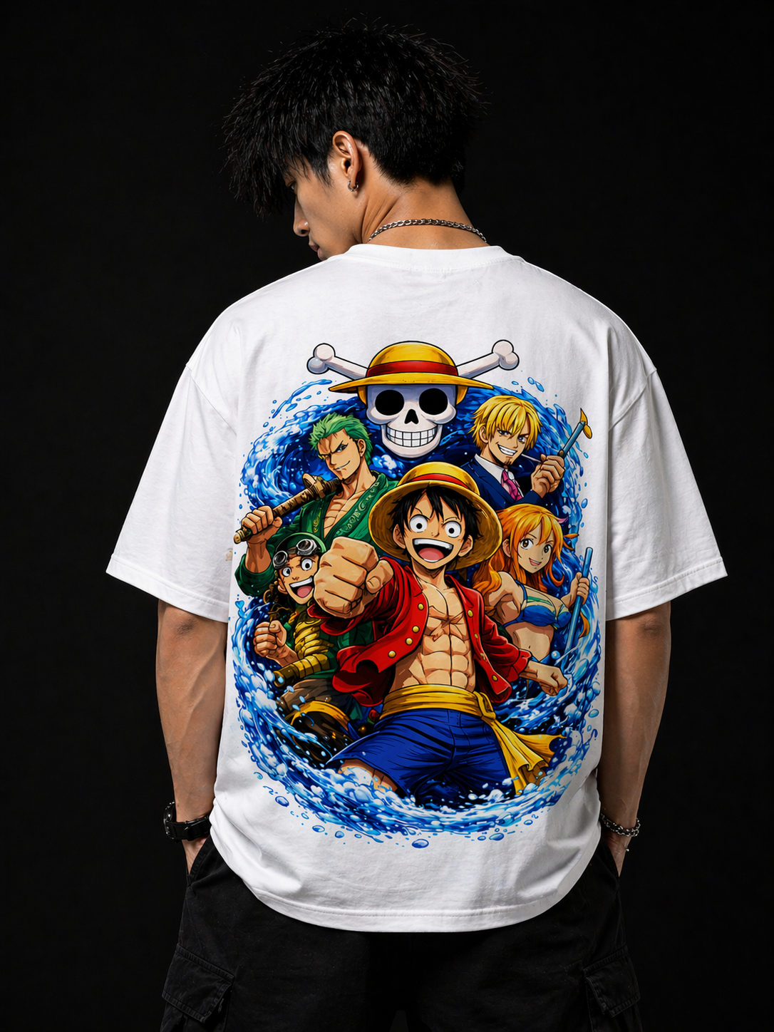 BeePunch Premium Heritage Tee anime inspired graphic detail