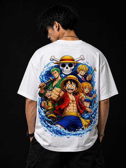 BeePunch Premium Heritage Tee anime inspired graphic detail