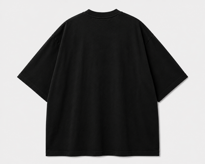 BeePunch Sasuke Uchiha Oversized Anime T-Shirt | Premium Heavyweight Cotton Streetwear