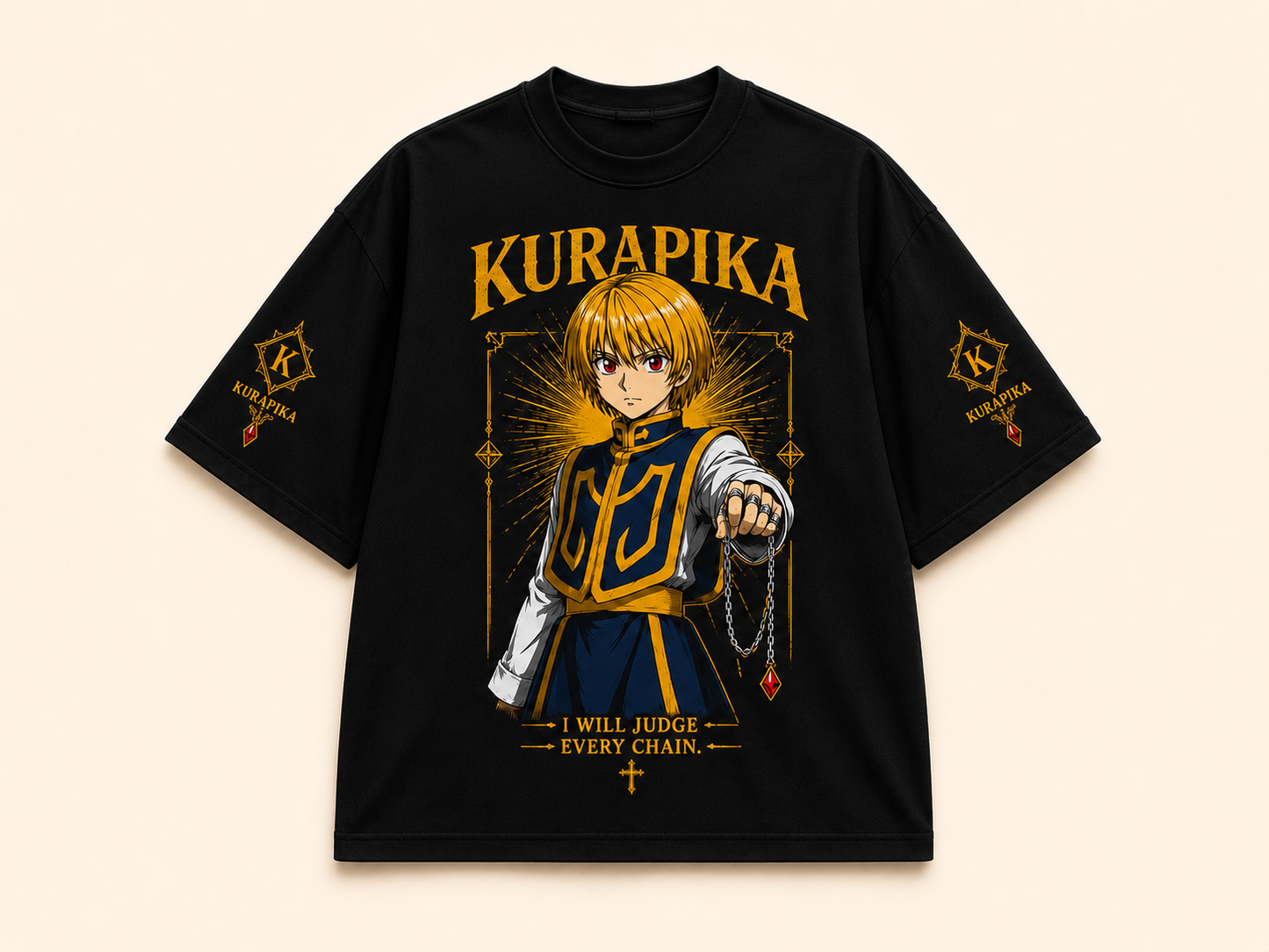 Kurapika Chain of Judgment Oversized Tee