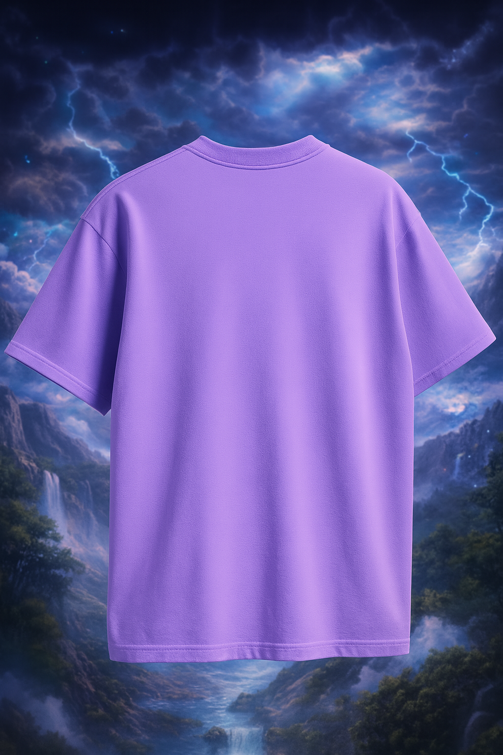 Anime Thunder Akaza Tee – Premium Streetwear Oversize