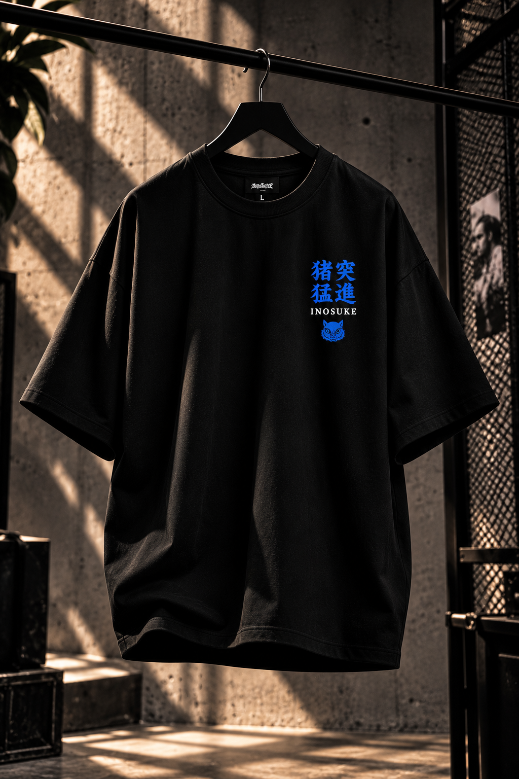 BeePunch Inosuke Hashibira Oversized Anime T-Shirt