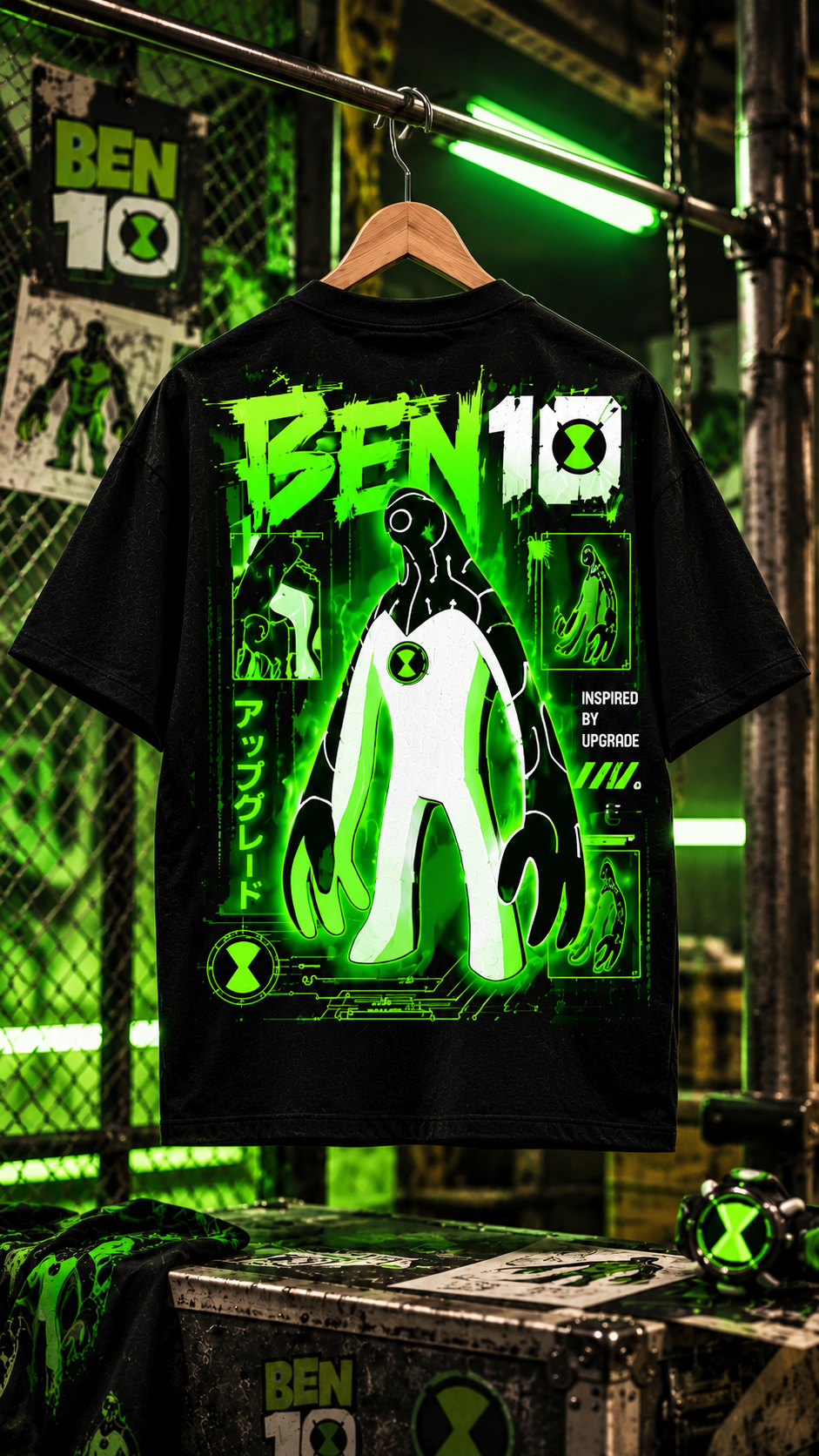 BeePunch | Ben 10: Alien Evolution – Premium Oversized Streetwear Tee