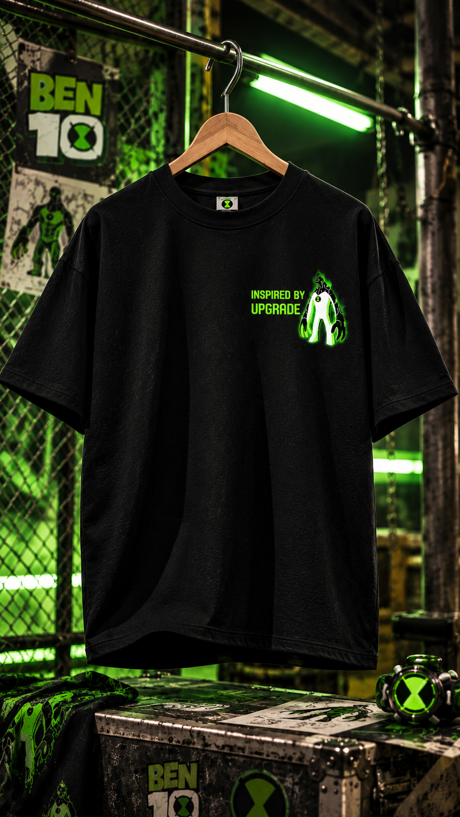 BeePunch | Ben 10: Alien Evolution – Premium Oversized Streetwear Tee