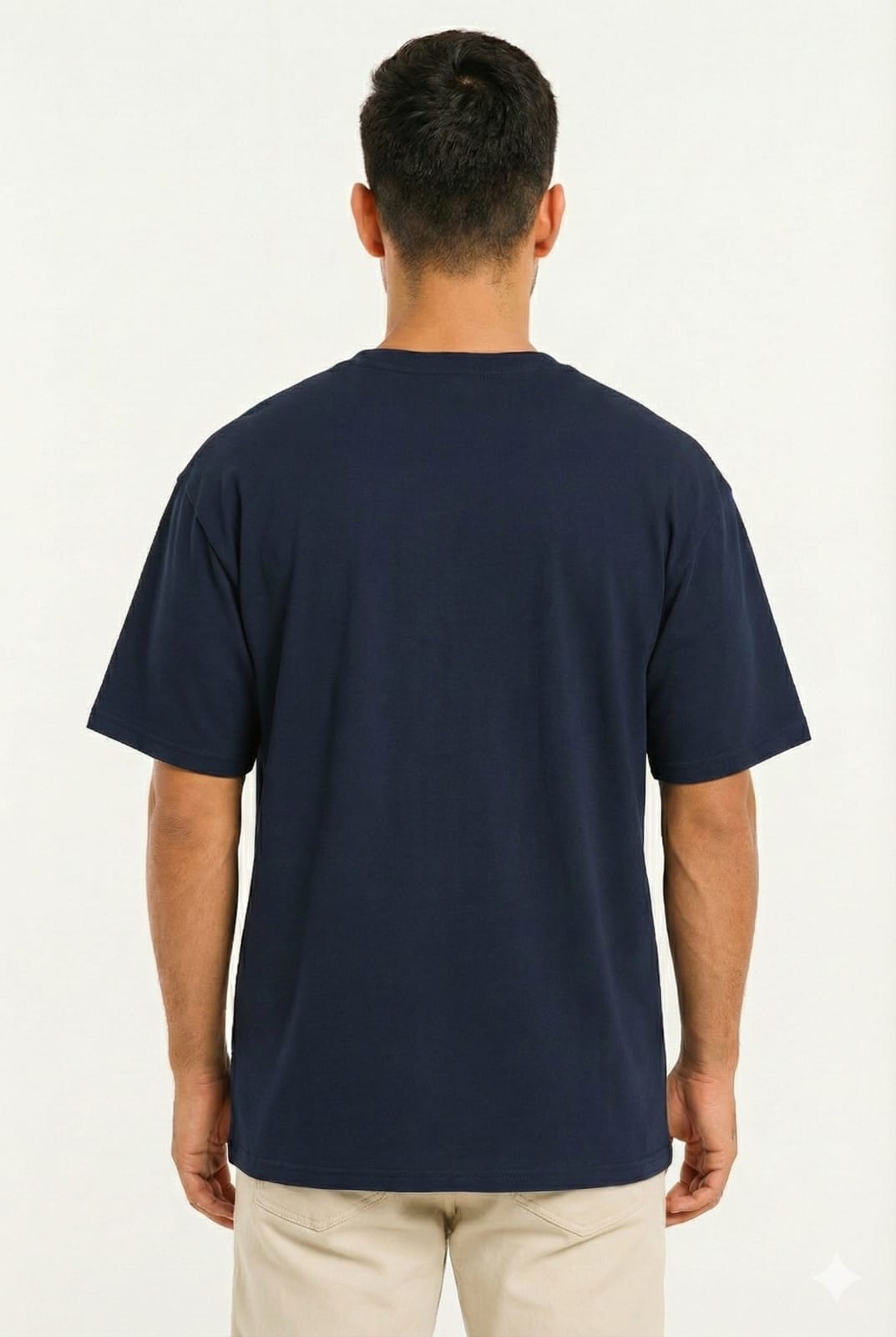 BeePunch Oversized Navy blue T-Shirt