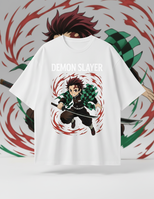 Demon Slayer Anime Oversized T-Shirt – Premium Streetwear